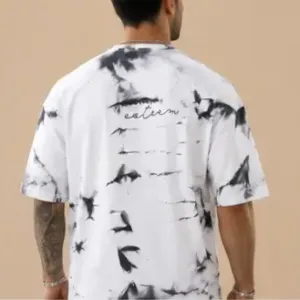 Men's Printed Cotton Blend T-Shirt – Stylish Half Sleeve Round Neck Casual T-Shirt for Daily Wear ( white, XL )