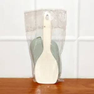 Automatic Rice Spoon Holder – Hygienic Self-Standing Rice Paddle Storage with Dust Cover ( default, OS )