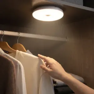 USB Rechargeable Magnetic Motion Sensor LED Light – Wireless Cabinet Light for Kitchen, Wardrobe, Bedroom & Home ( white, OS )