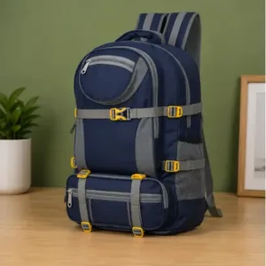 Water-Resistant Hiking & Trekking Backpack – Large Capacity Travel Rucksack with Laptop Compartment for Men & Women ( blue, OS )