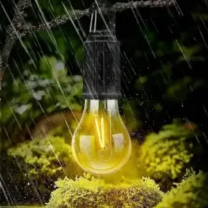 USB Rechargeable Hanging Camping Bulb Light with Hook | Portable LED Emergency Lantern for Camping, Travel & Power Cuts ( default, Standard )