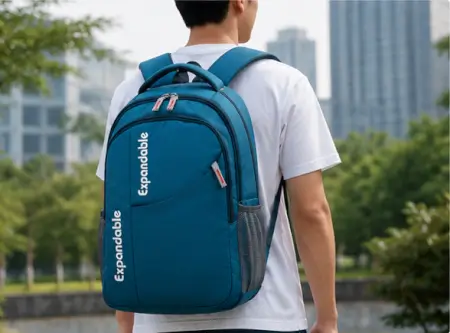 ctw62ksItOlNXDq0ZbK4SAJOImSibNeoS5TnrHPp.webp 35L Expandable Laptop Backpack – Large Polyester Work & College Bag for Men, Women, Students & Office Use ( Teal, OS )