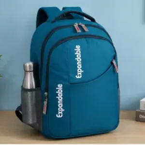 35L Expandable Laptop Backpack – Large Polyester Work & College Bag for Men, Women, Students & Office Use ( Teal, OS )