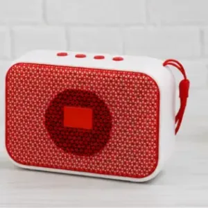 Party Bluetooth Speaker – Portable Wireless High Bass Speaker with Mic, Micro SD & Bluetooth 5.5 ( red, OS )