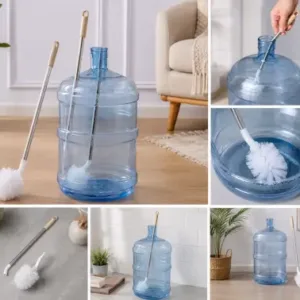 Pavan E-Commerce 360° Rotating Water Can Cleaning Brush – Long Handle Bottle & 20L Water Can Cleaner ( default, OS )