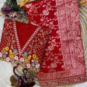 Festive Special- Soft Banarasi Jacquard Silk Saree