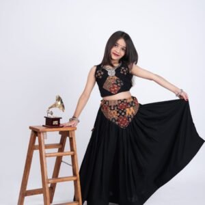 Kid's Navratri Collection-Rayon Cotton Lehanga Choli